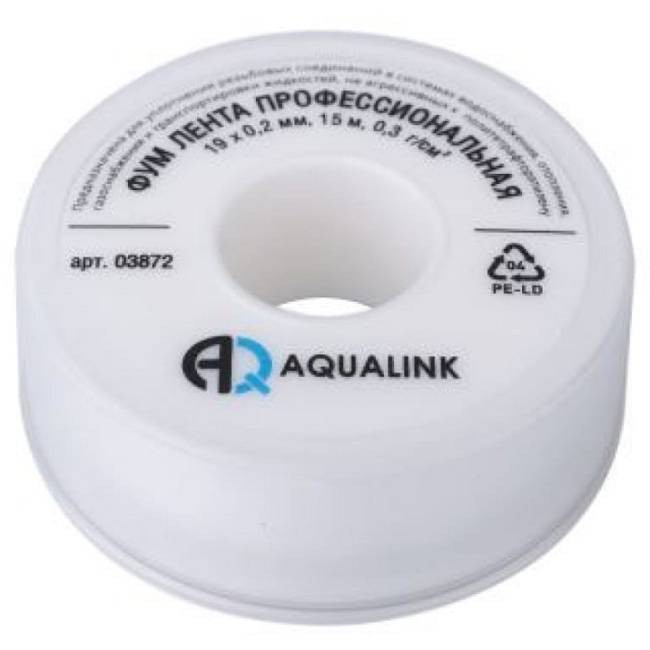Изображение товара Фумлента Aqualink 03872 профессиональная 15000х19х0,2 мм