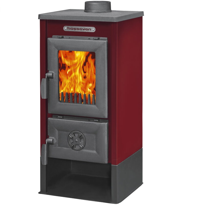 Изображение товара Печь отопительная дровяная Hosseven 9008 Maxi Burgundy