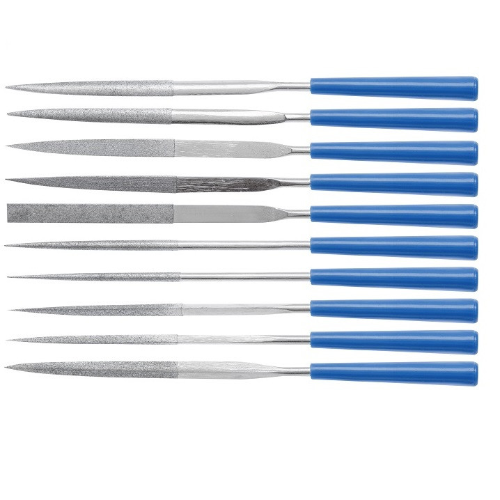 Изображение товара Набор надфилей Hoegert Technik HT3B809 10 шт для точных отделочных работ