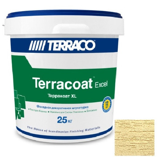 Изображение товара Декоративная штукатурка Terraco Terracoat XL 1,5 мм 25 кг акриловая короед