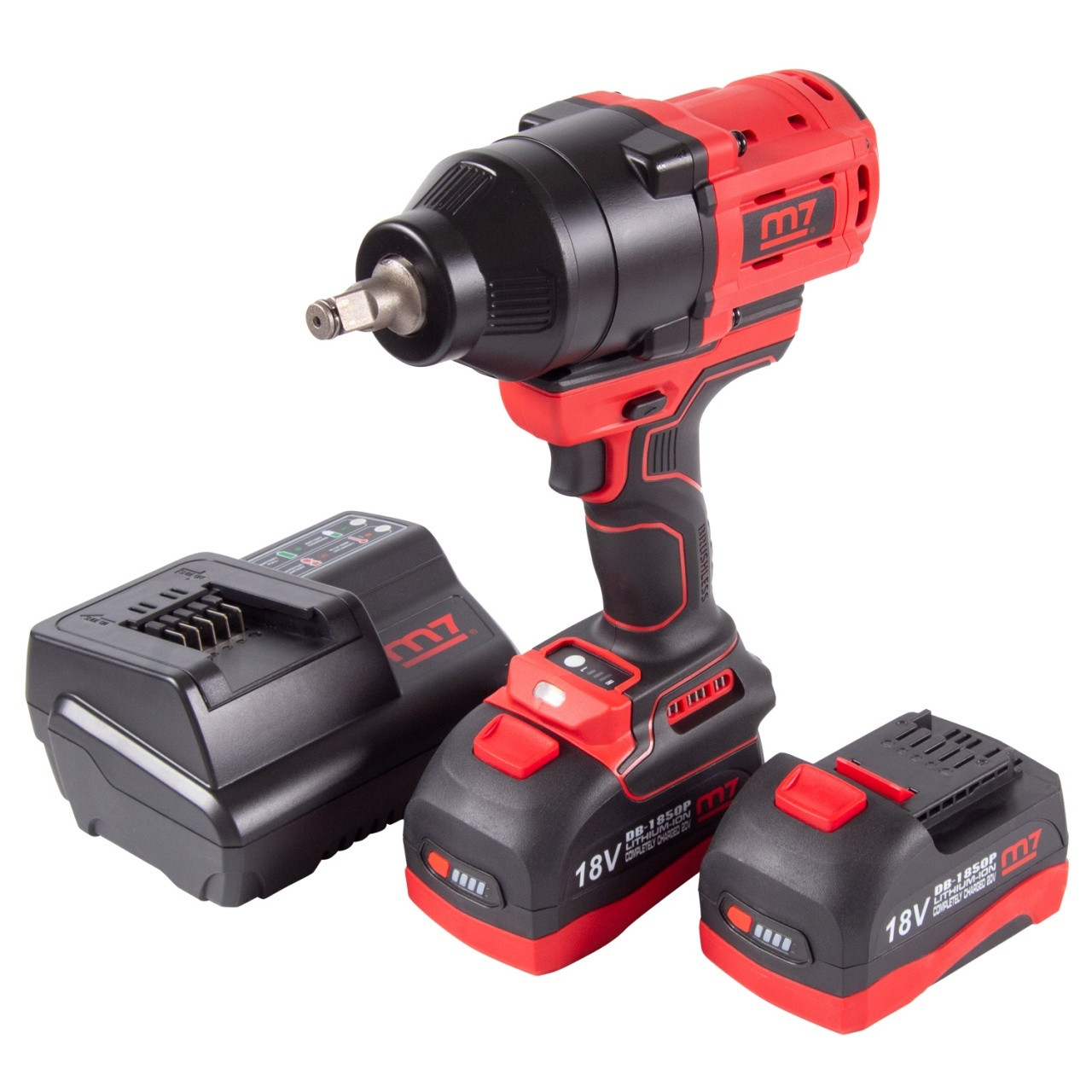 Изображение товара Аккумуляторный ударный гайковерт Mighty Seven DW-402A 1700Нм профессиональный Изображение товара Аккумуляторный ударный гайковерт Mighty Seven DW-402A 1700Нм профессиональный