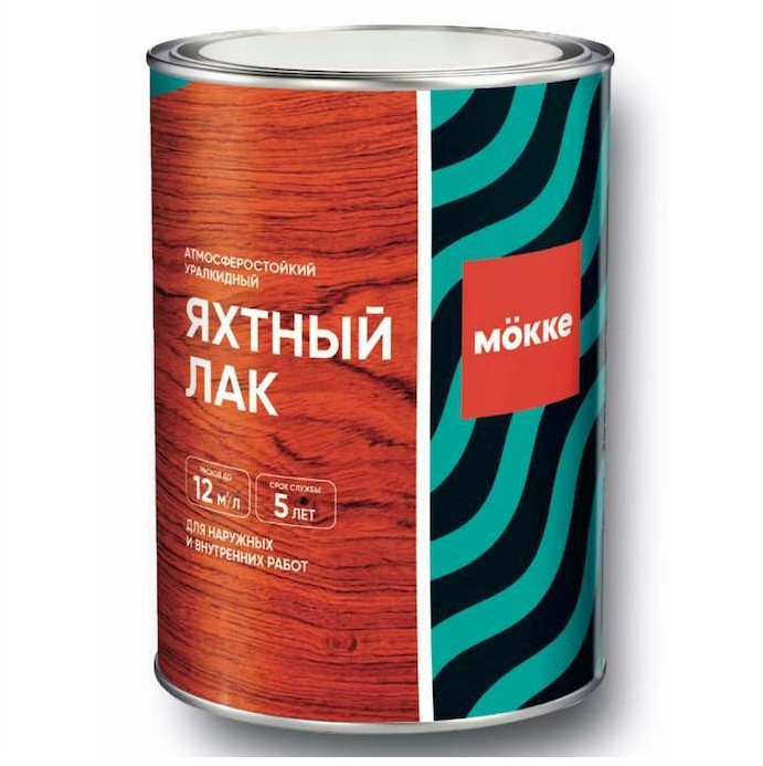 Изображение товара Лак яхтный Mokke 4895 матовый 2,5 л — защитное и декоративное покрытие для древесины