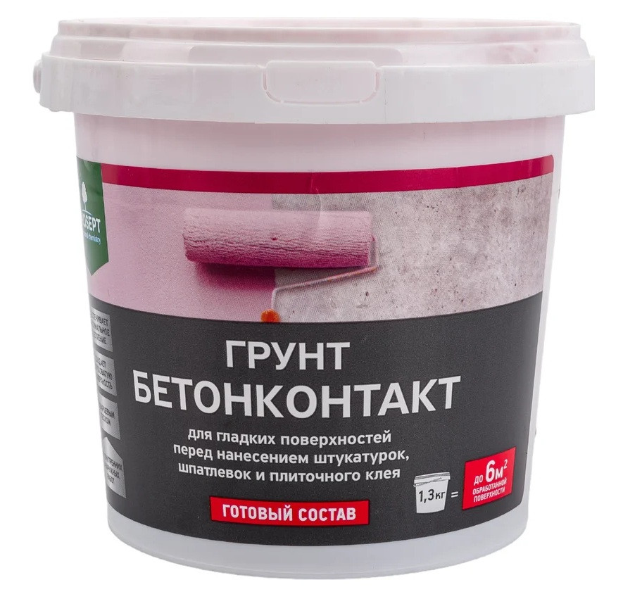 Изображение товара Грунт бетонконтакт Prosept 051-1 1,3 кг для внутренних и наружных работ
