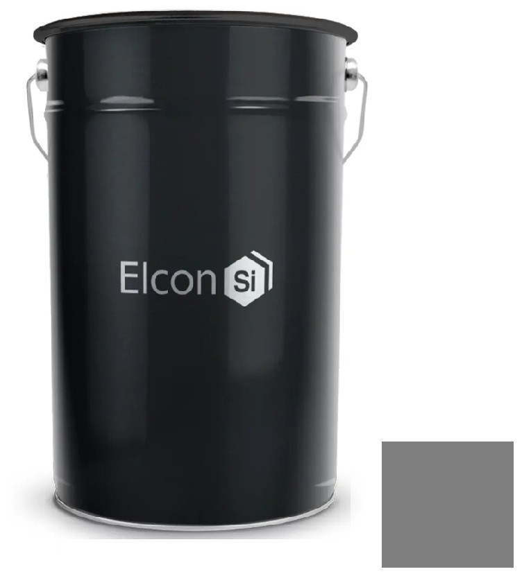 Изображение товара Эмаль термостойкая Elcon КО-811 серебристо-серая 25 кг для металлических конструкций