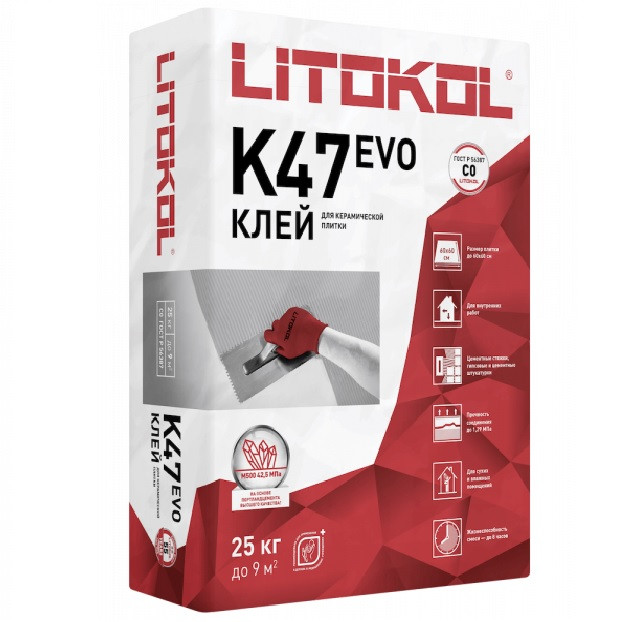 Изображение товара Клей для плитки Litokol Litoplus K47 25 кг