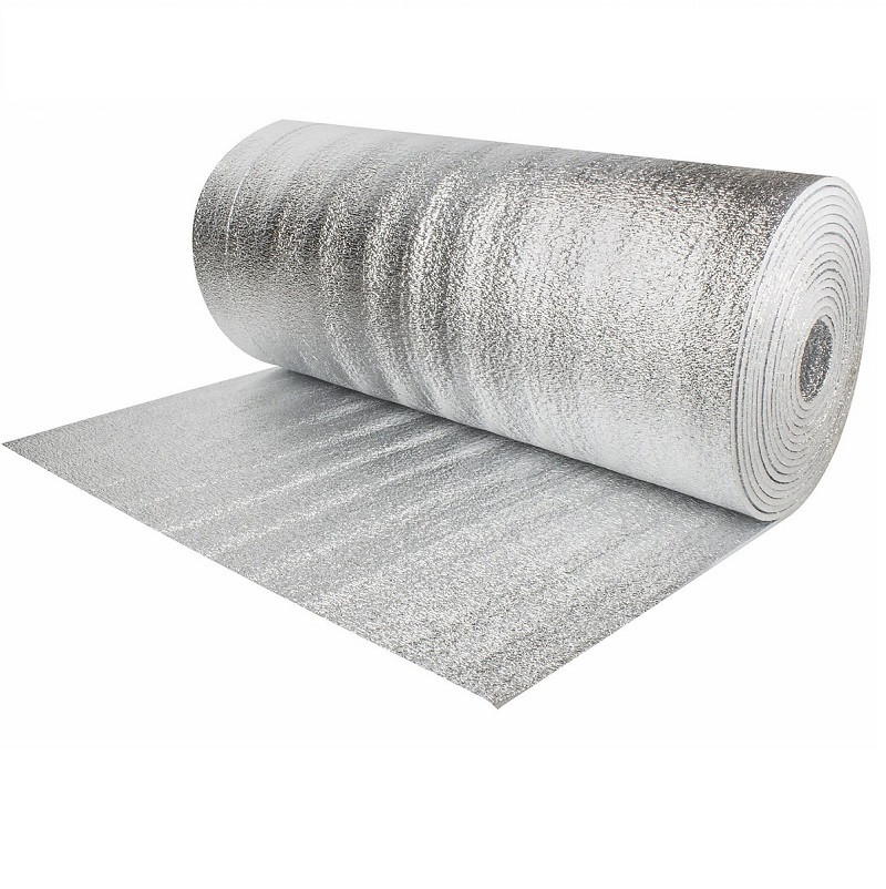 Изображение товара Вспененный полиэтилен Вилатерм с фольгированием 25000х1200х5 мм для теплоизоляции