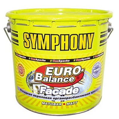 Изображение товара Акриловая фасадная краска Symphony Euro-Balance Facade Nord 2,7 л белая