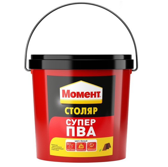 Изображение товара Moment Столяр Супер ПВА D2 3 кг - влагостойкий клей для дерева