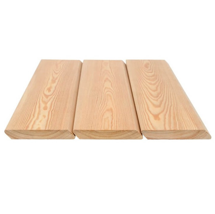 Изображение товара Планкен косой из лиственницы Ларикс 2000х140х20 мм сорт Прима для фасадов и заборов