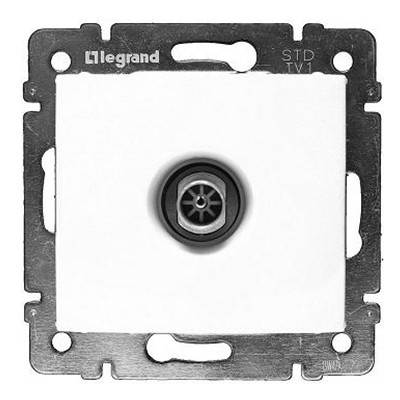 Механизм TV розетки Legrand Valena 774431 проходной белый 14 Дб