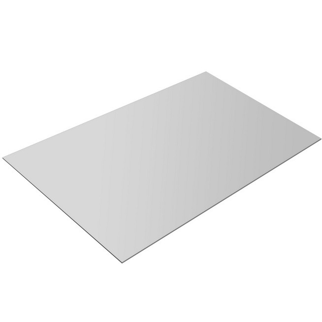 Изображение товара Плоский лист Grand Line 0,5 мм Satin RAL 9003 сигнальный белый с защитной пленкой резка