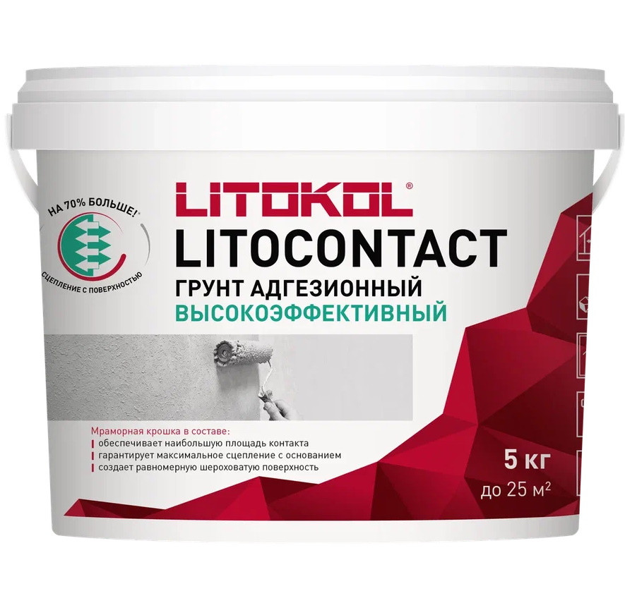 Изображение товара  Грунтовка адгезионная Litokol Litocontact 5 кг