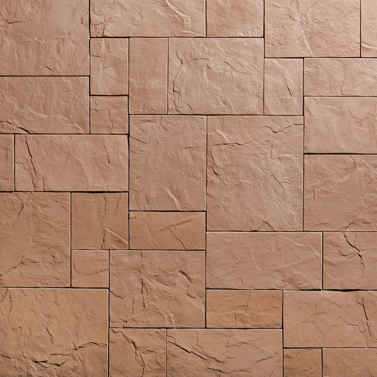 Изображение товара Искусственный камень KR Professional Византийский дворец коричневый 0,8 м2 фасад и интерьер