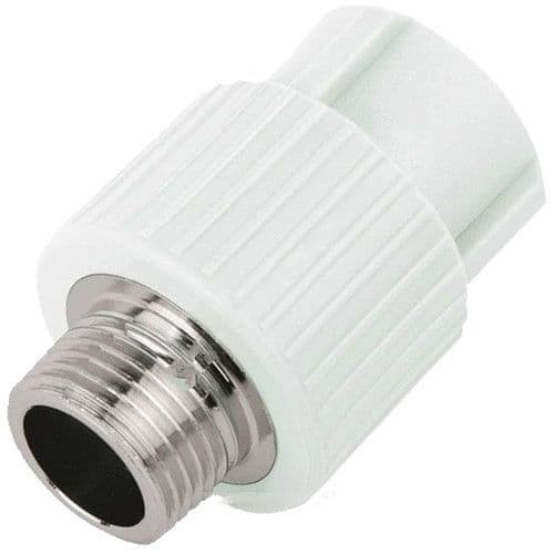 Изображение товара Муфта комбинированная Valfex 10130032 переходная с наружной резьбой 32х1 дюймов белая