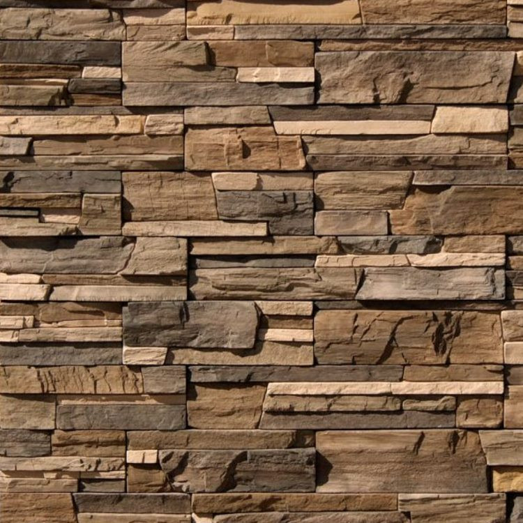 Изображение товара Искусственный камень White Hills Фьорд Лэнд коричневый для фасадов и интерьеров