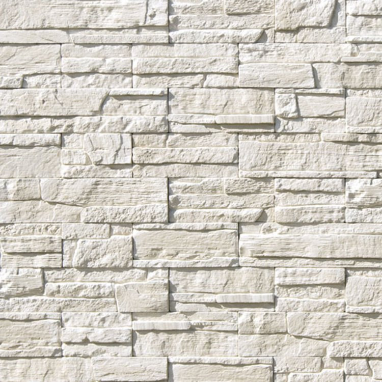 Изображение товара Искусственный камень White Hills Каскад Рейндж 231-00 белый для фасадов интерьеров и ландшафта