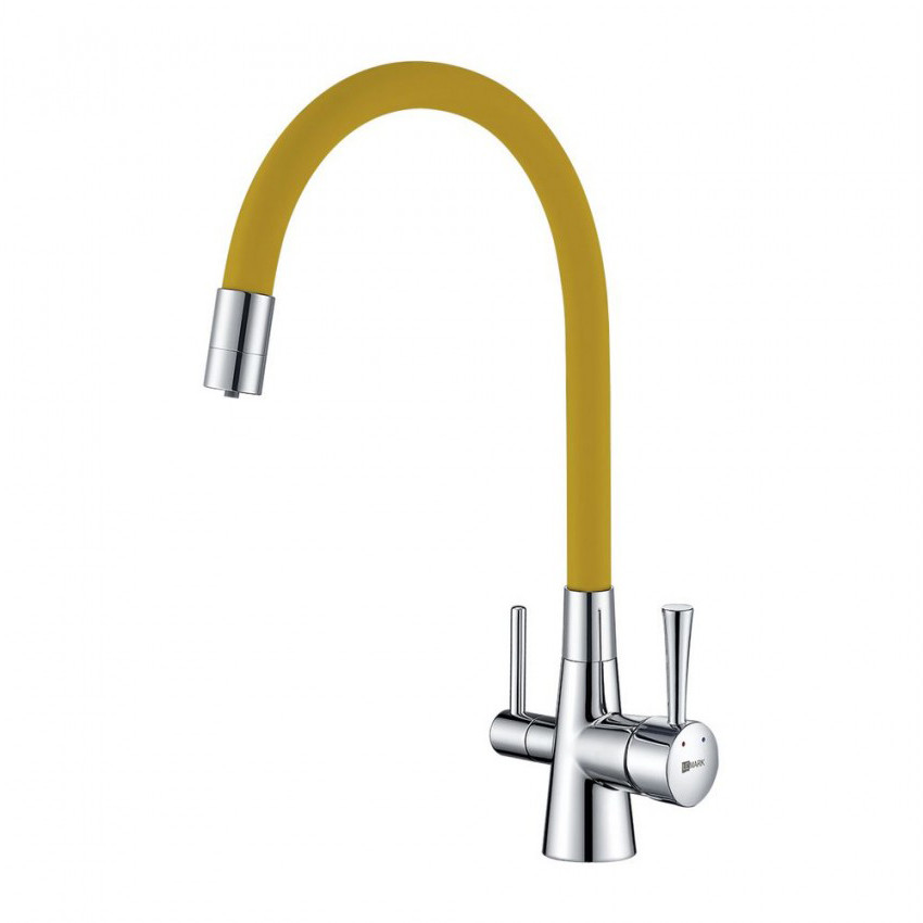 Смеситель для кухонной мойки Lemark Comfort LM3075C-Yellow
