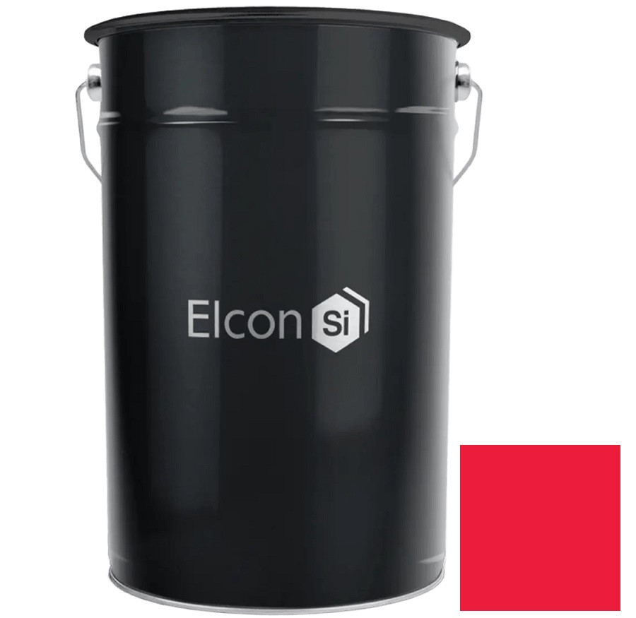 Изображение товара Elcon ОС-51-03 Органосиликатная композиция для теплосетей 25 кг Ral 3020 ярко красная