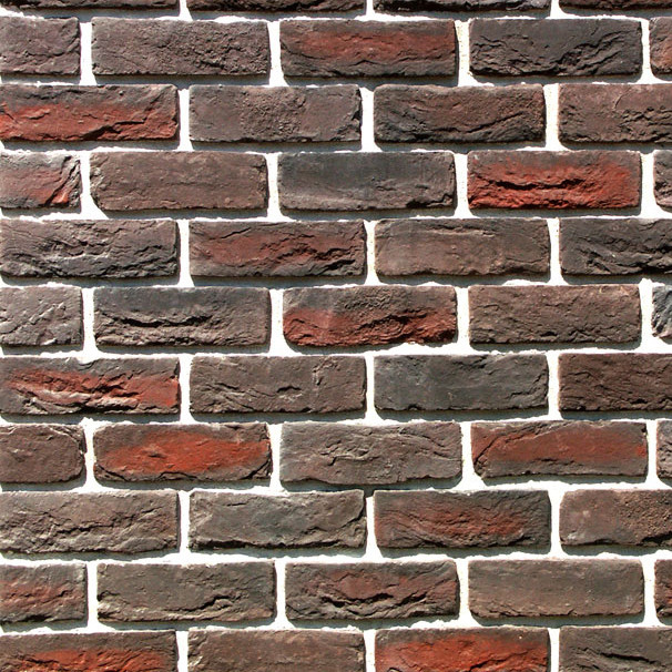 Изображение товара Декоративный кирпич White Hills Бремен Брик 306-40 темно-коричневый для фасада и интерьера