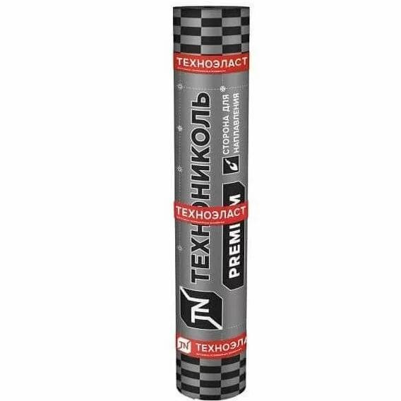 Изображение товара Гидроизоляция рулонная Технониколь Техноэласт Прайм ЭКМ 1х10 м сланец черный