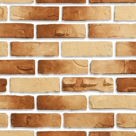 Изображение товара Декоративный клинкерный кирпич KR Professional тычковый коричнево-песочный 39550