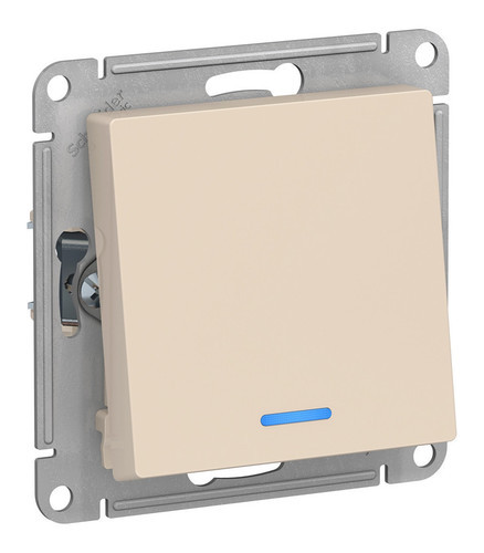 Изображение товара Механизм переключателя Schneider Electric AtlasDesign 1-клавишный с подсветкой