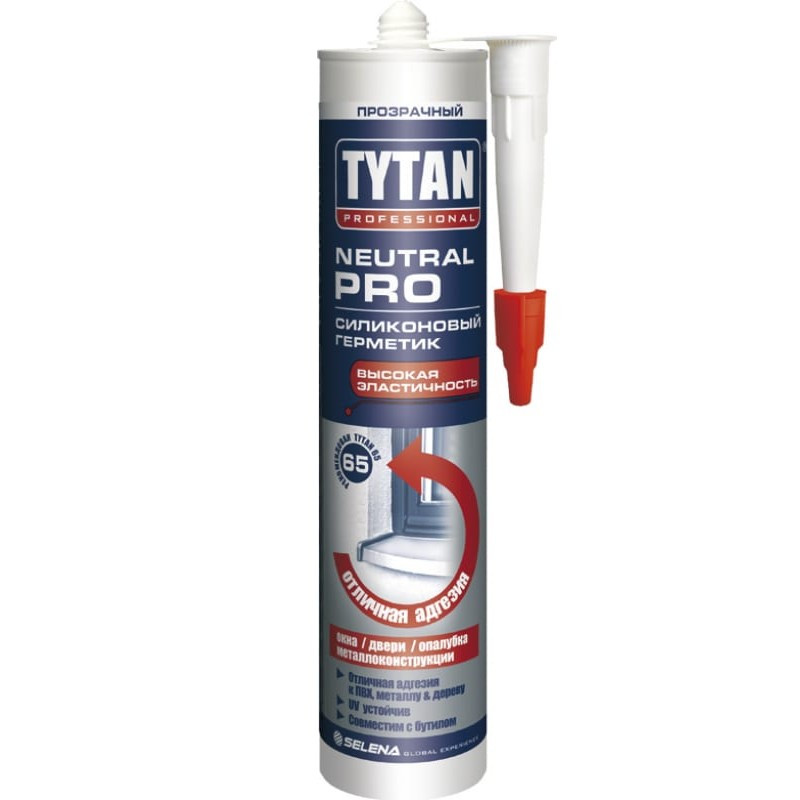 Изображение товара Герметик силиконовый Tytan Professional Neutral Pro 280 мл нейтральный прозрачный