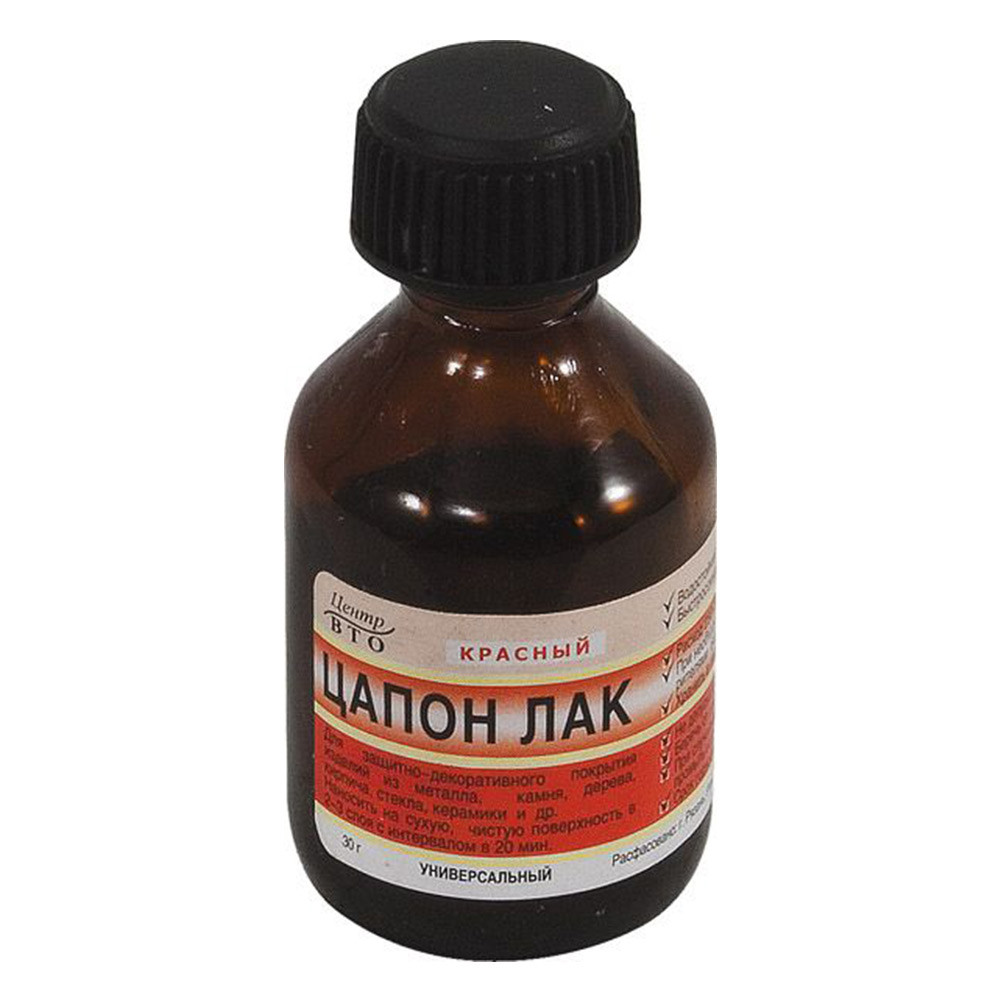 Изображение товара Универсальный бесцветный лак Цапон 60601 30 мл для мебели и металла