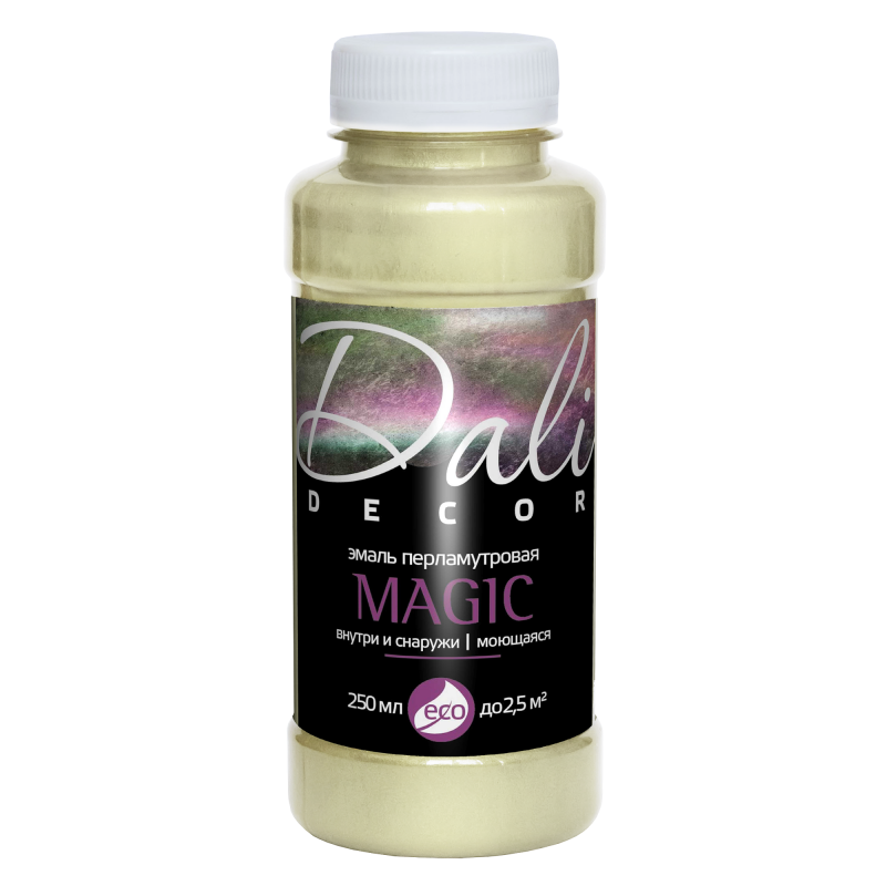 Изображение товара Эмаль акриловая перламутровая Dali Decor Magic жемчуг 0,25 л