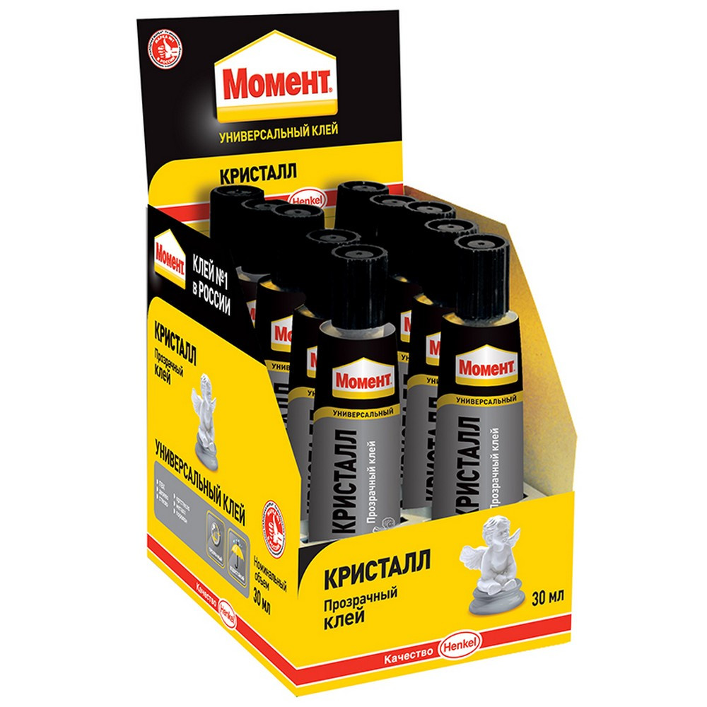 Изображение товара Клей Момент Кристалл 30 мл для универсального использования