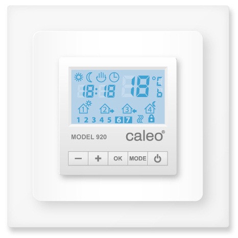 Изображение товара Терморегулятор Caleo 920 с адаптерами для управления отоплением