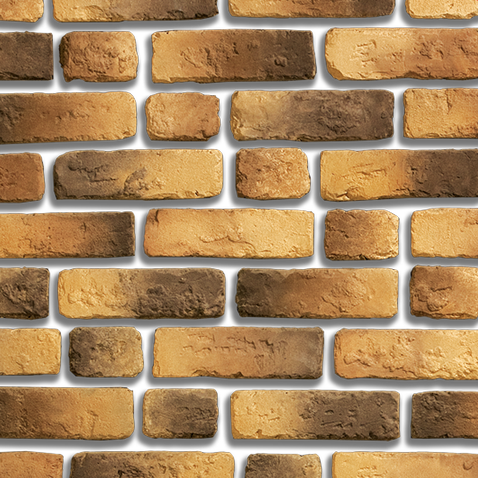 Изображение товара Декоративный античный кирпич KR Professional медно-коричневый 1м2 для фасада интерьера и каминов