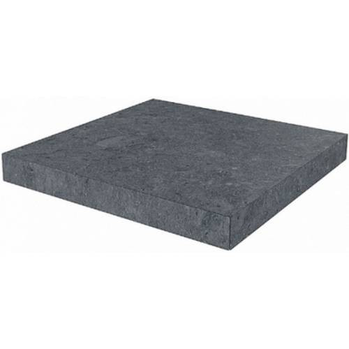 Изображение товара Ступень угловая из керамогранита Kerama Marazzi DL500520R\GCS Роверелла левая серая клееная 330х330х9 мм