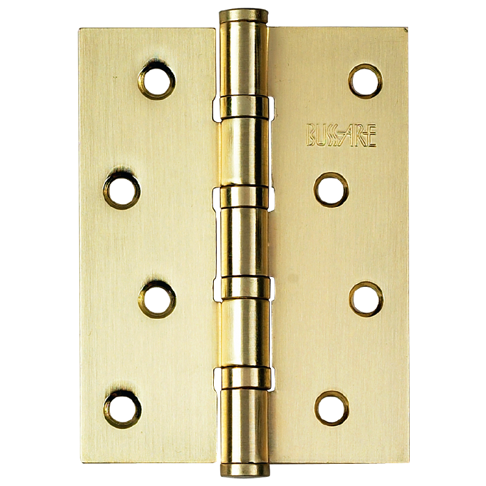 Петля врезная Bussare B020-C 100X75X2.5-4BB-1SG Золото матовое