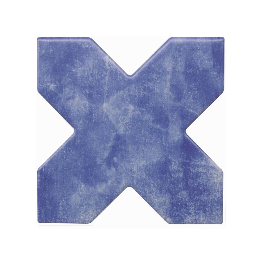 Керамическая плитка Becolors Cross 13,25х13,25 Electric Blue