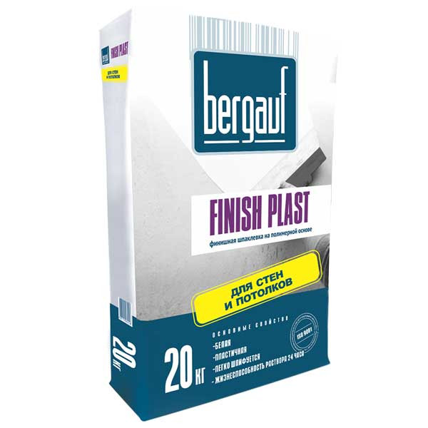 Шпатлевка цементная Bergauf Uni Finish 20 кг