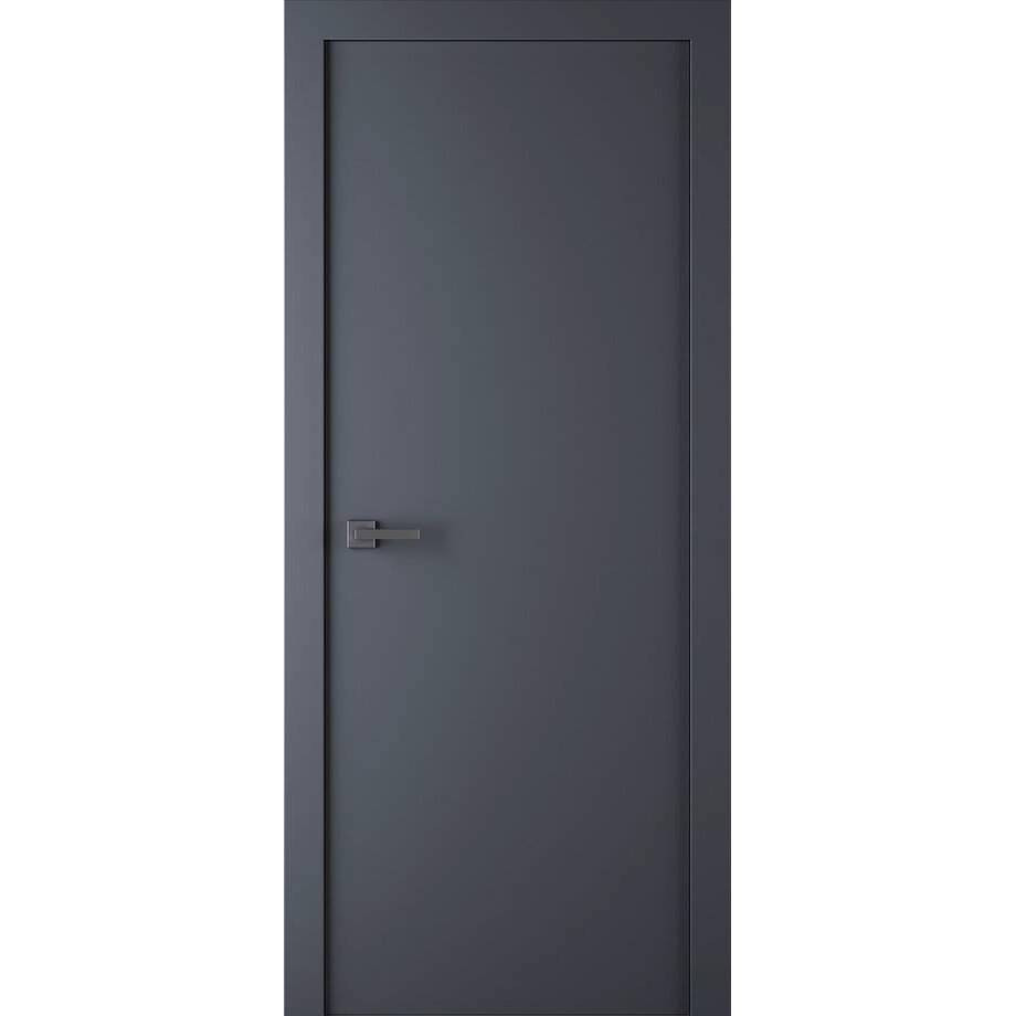 Изображение товара Межкомнатное дверное полотно Belwooddoors Avesta с эмалью графит Изображение товара Межкомнатное дверное полотно Belwooddoors Avesta с эмалью графит