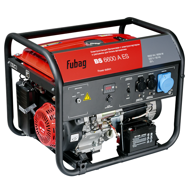 Бензиновый генератор Fubag BS 6600 A ES
