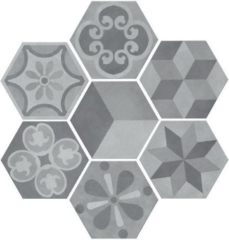 Изображение товара Керамогранит Kerama Marazzi Пуату микс 231х200 мм шестиугольный матовый