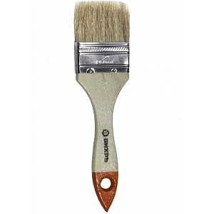 Изображение товара Кисть плоская, 2,0" (50 мм), натуральная щетина, Стандарт, "ВИХРЬ"