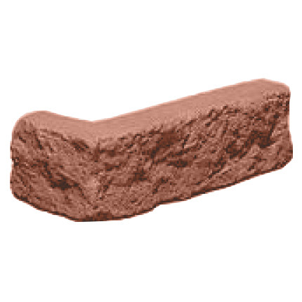 Изображение товара Угловой элемент KR Professional Выветренный туф 03092 красный натуральный камень