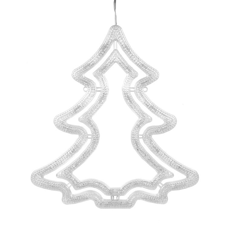 Фигура светодиодная Uniel Ёлочка ULD-H3543-070/STA White IP20 Xmas Tree