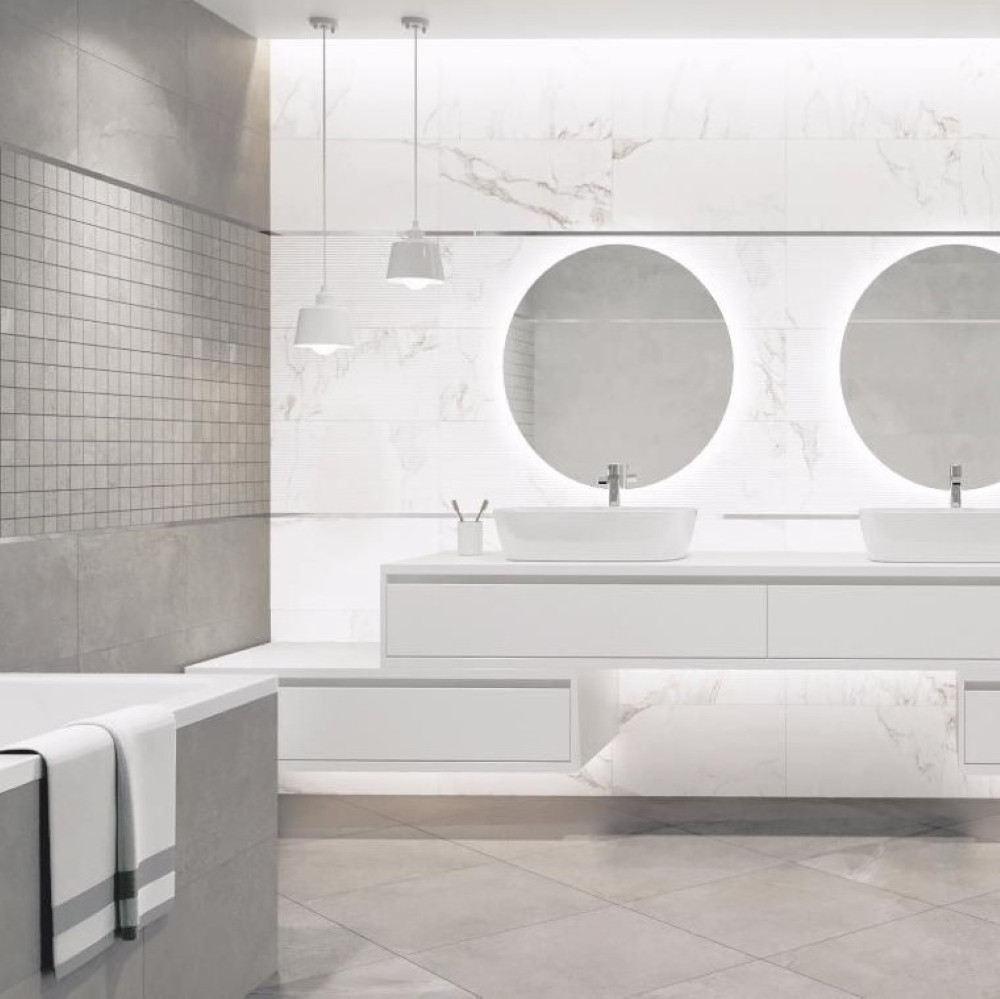 Керамогранит Kerranova Marble Trend K-1000/MR матовый 1200х600 мм