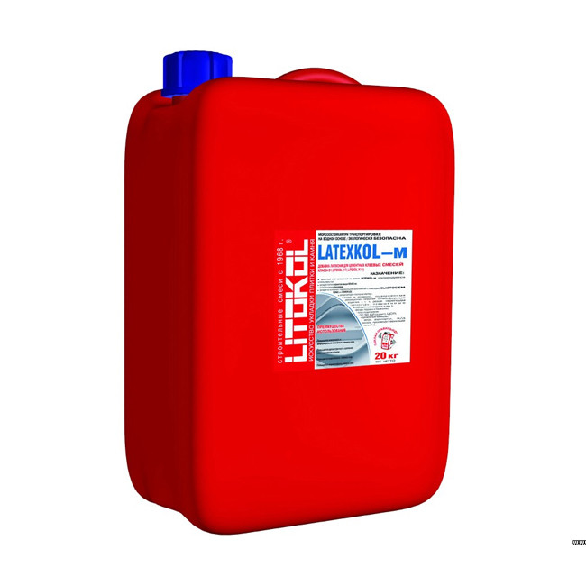 Изображение товара Латексная добавка Litokol Latexkol-m 8,5 кг для цементных клеев