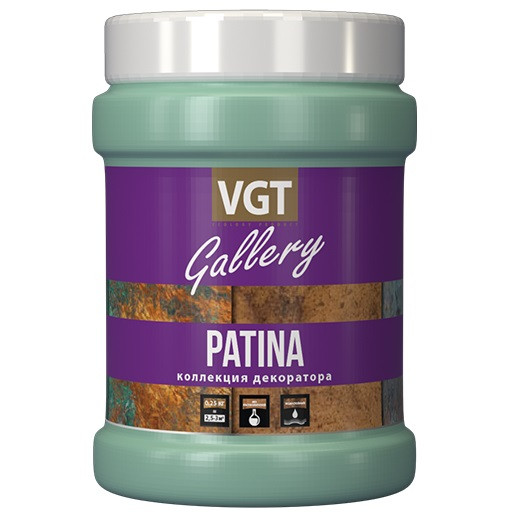 Изображение товара Эмаль универсальная VGT ВД-АК-1179 Patina окись меди 0,25 кг