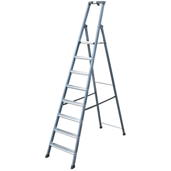 Стремянка односторонняя алюминиевая Krause Sepro S 124227 1х8