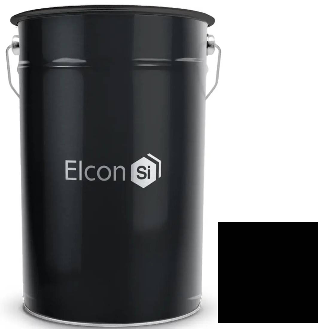 Изображение товара Эмаль термостойкая Elcon КО-8101 черная 25 кг для металлоконструкций