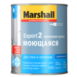 Краска для стен и потолков Marshall Export-2 база BW глубокоматовая 0,9 л