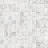 Мозаика из мрамора Caramelle Mosaic Pietrine 4 Dolomiti Bianco Mat 298х298 мм