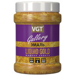 Эмаль универсальная VGT Gallery перламутровая Жидкое золото 0,23 кг
